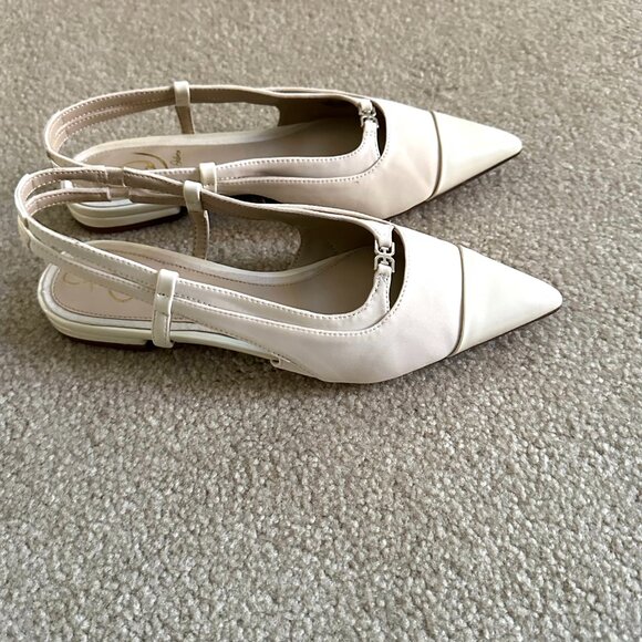 Sam Edelman Cecilia Slingback, size 6, color Alpine Ivory - Picture 4 of 4